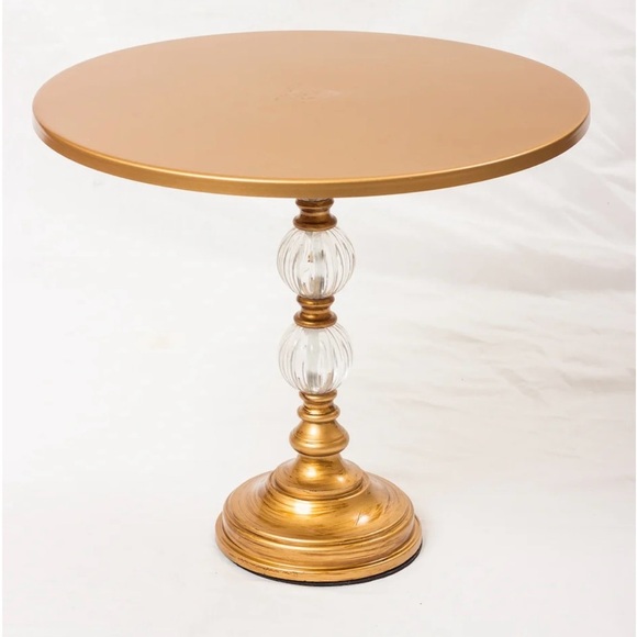 Tall Pedestal Gold and Glass
Cake Stand - Picture 1 of 1